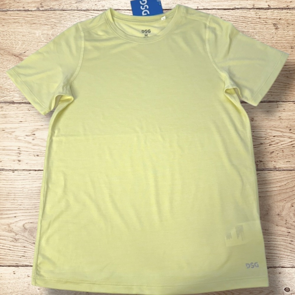 DSG Boys' Movement‎ T-Shirt NWT - Size M - Yellow Pulse Heather